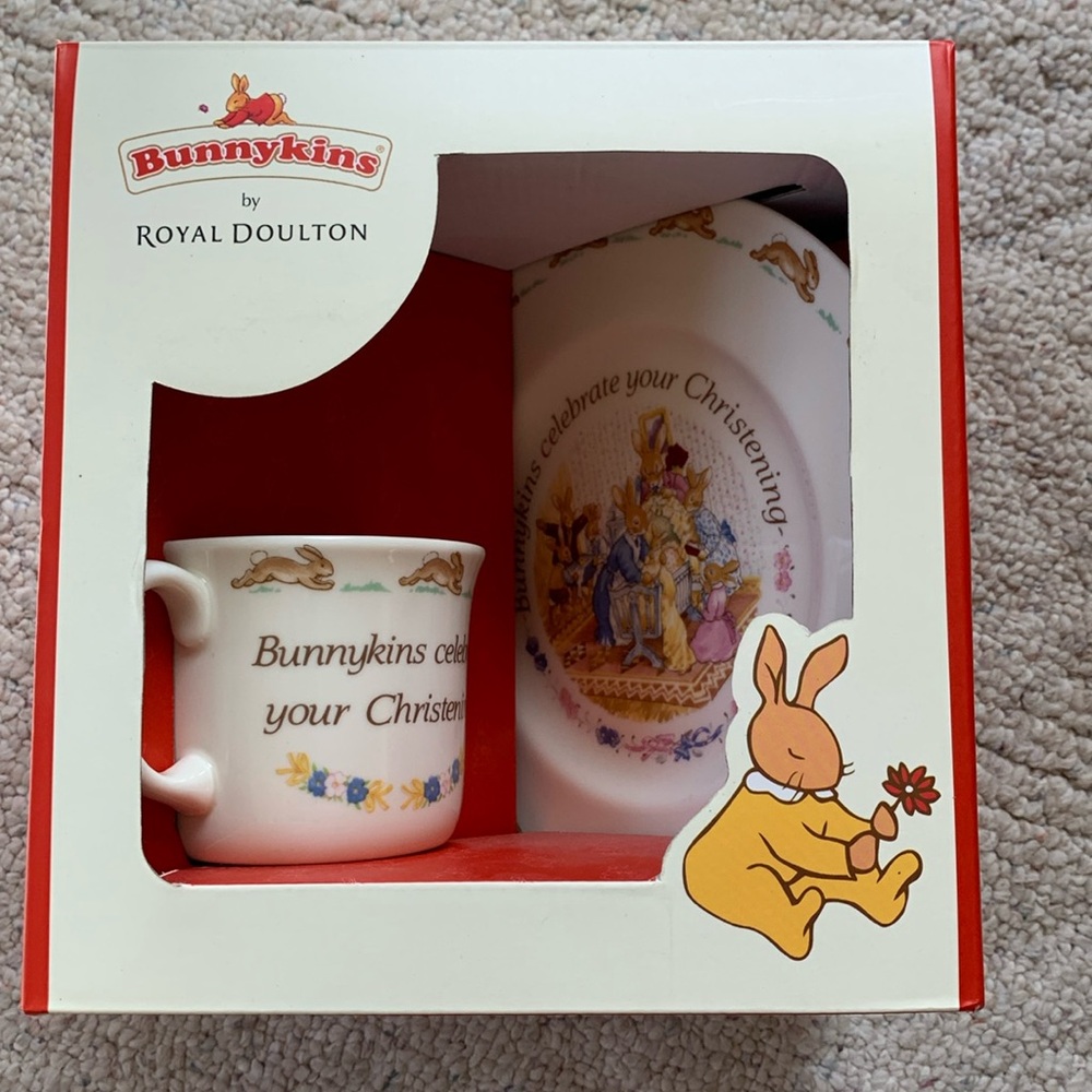 Bunnykins Royal Doulton Christening Set
